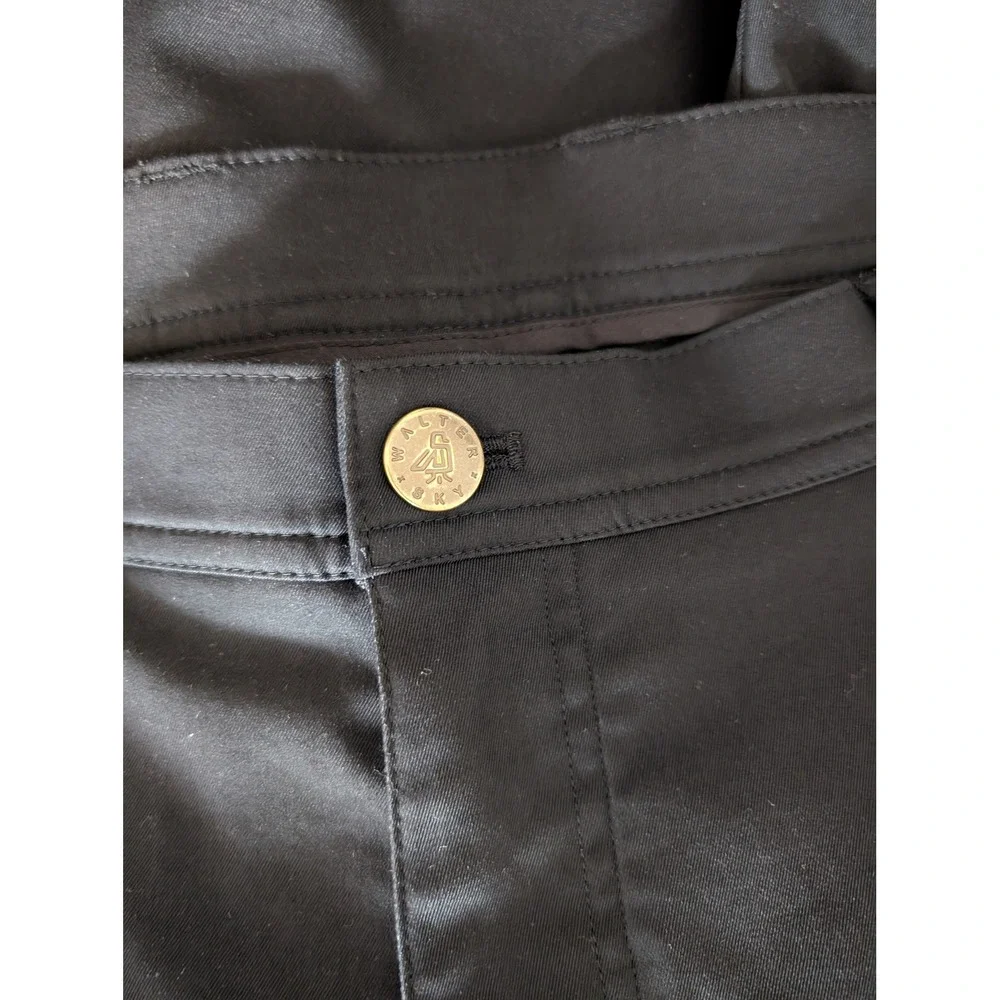 Walter Sky Mens 40 Black Chinos Pants Straight Leg WS-B01 Wicking Golf Tech Work